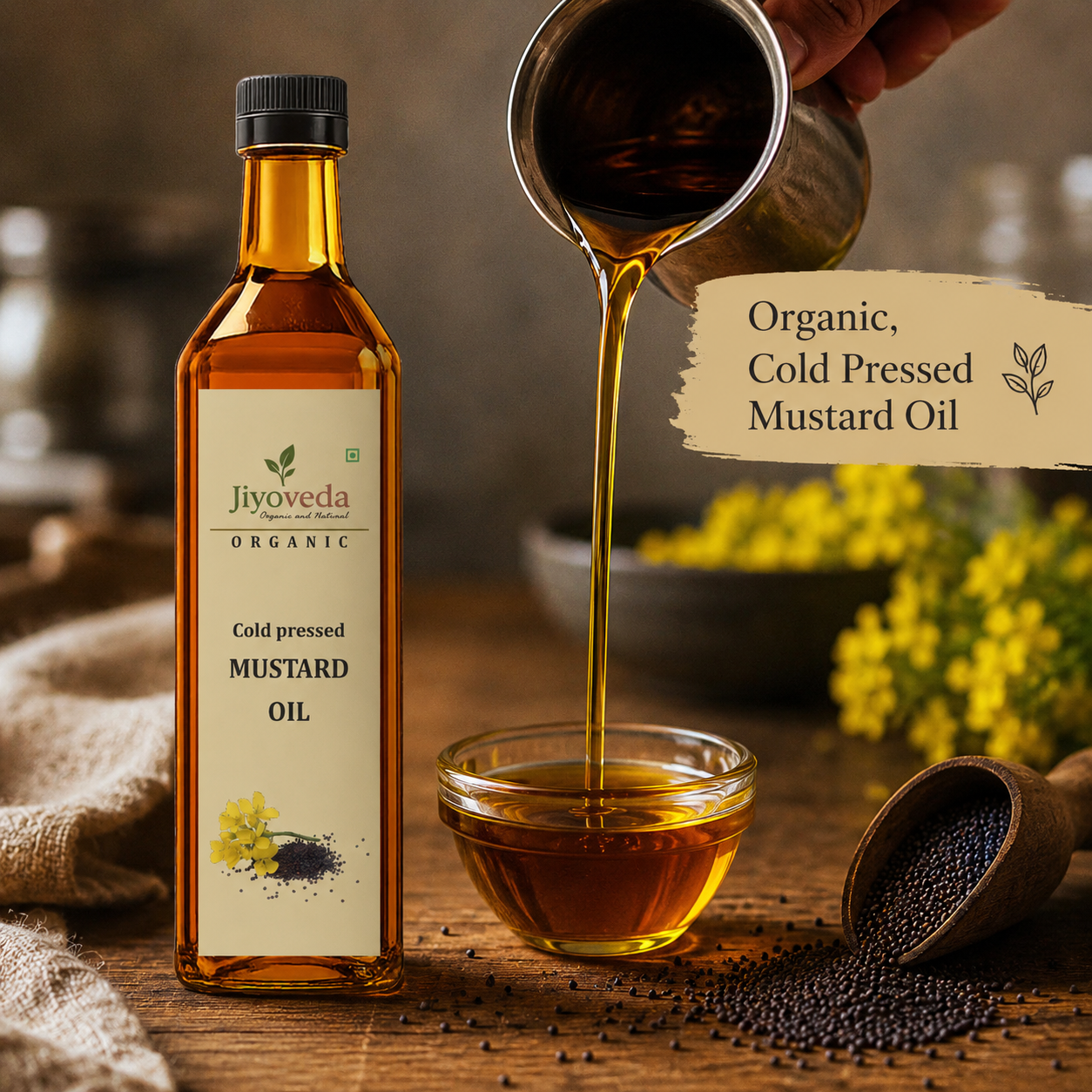 Cold Pressed Mustard Oil
