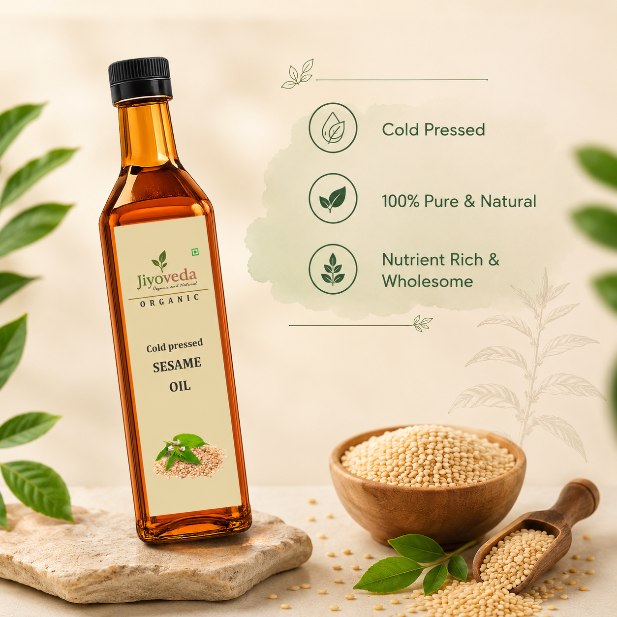 Cold Pressed Sesame Oil